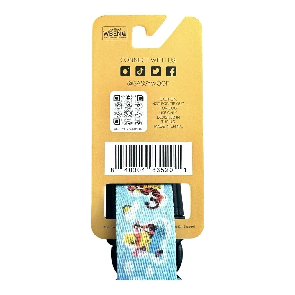 Disney Winnie The Pooh Sassy Woof Neoprene Collar Large Adjustable 16-26